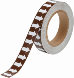 Pipe Marking Tape, 30 yd H x 1" W x 30 yd L, White, No Arrow