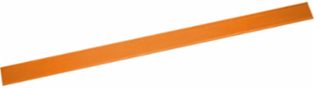 Bradystake Warning Stake, Orange, 3.75 Inch H x 3.75 Inch W x 66 Inch L, Durable Polyester