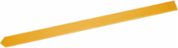 BradystakeTM Warning Stake, Yellow, 3.75 Inch H x 3.75 Inch W x 66 Inch L