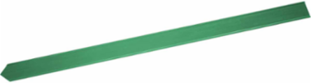 BradystakeTM Blank Warning Stake, Green, 3.75 Inch x 66 Inch, Fiberglass Reinforced Polyester