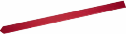 Blank Warning Stakes, Red, 3.75 Inch W x 66 Inch L, Polyester Material