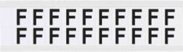 Weather-Resistant Vinyl Labels, Black on White, 0.75 Inch x 0.656 Inch, Permanent Adhesive