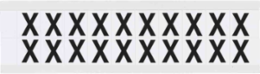 Vinyl Number and Letter Labels, 0.75 Inch x 0.656 Inch, Black on White