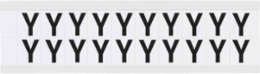 Vinyl Number and Letter Labels, 0.75 Inch H x 0.656 Inch W, Weather Resistant