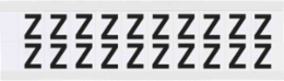 Die-Cut Number and Letter Labels, 0.75 Inch H x 0.656 Inch W, Vinyl, Weather-Resistant