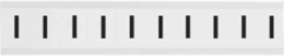Die-Cut Number and Letter Labels, 1.5 Inch H x 1.063 Inch W, Black on White