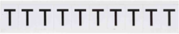 Die-Cut Vinyl Number and Letter Labels, T, 1.5 Inch x 1.063 Inch, Outdoor Use