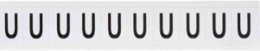 Die-Cut Number and Letter Labels, 1.5 Inch H x 1.063 Inch W, Vinyl, Black on White