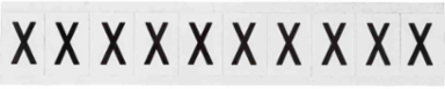 Die-Cut Vinyl Number and Letter Labels, 1.5 Inch H x 1.063 Inch W, Weather-Resistant