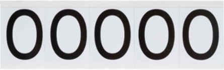 Durable Vinyl Label, 2.25 Inch H x 1.813 Inch W, Outdoor Use, Permanent Adhesive