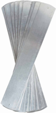 Number and Letter Aluminum Utility Panels, 1.75" H x 12" W