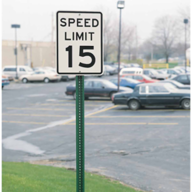 U-Channel Sign Posts - 12' H, Green