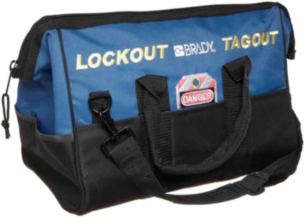Lockout Duffel Bag, 10 Inch Height x 16.5 Inch Width x 8.5 Inch Depth, 600 Denier Polyester