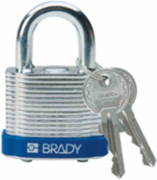 Steel Padlock - 5-Pin Cylinder, 1.4 Inch Height, 0.75 Inch Vertical Clearance