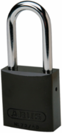 Aluminum Padlock 6-Pin Cylinder 1.5 Inch Shackle Clearance, Corrosion-Resistant