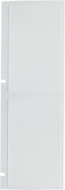 Ultra-Aggressive Polyester Label 2.5 in H x 1.5 in W White 2200/Rl