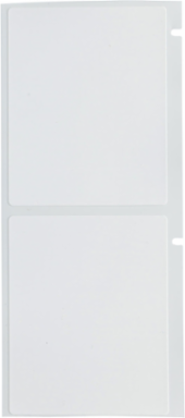 Ultra-Aggressive Polyester Label 2.5 in H x 2 in W White 2200/Rl