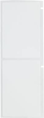 Ultra-Aggressive Polyester Label 3 in H x 2 in W White 1900/Rl