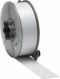 Ultra-Aggressive Polyester Label 3 in H x 2 in W White 1900/Rl