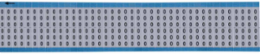 Solid Numbers Scored Wire Marker Card, 0, Aluminum Foil
