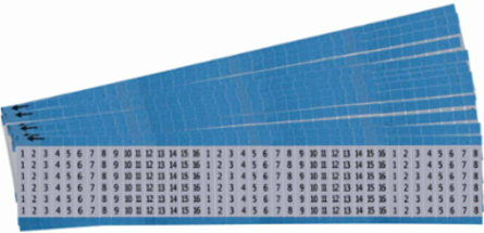 Wire Markers - Dead Soft Aluminum Foil, Legend 1 to 16