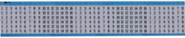 Wire Markers - Dead Soft Aluminum Foil, Legend 1 to 16