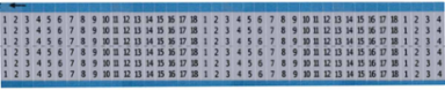 Wire Markers - Dead Soft Aluminum Foil, Legend 1 to 18