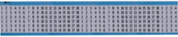 Wire Markers - Dead Soft Aluminum Foil, Legend 1 to 18