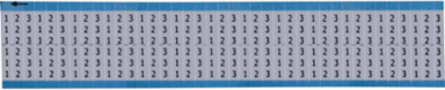 Wire Markers - Dead Soft Aluminum Foil, Legend 1 to 3