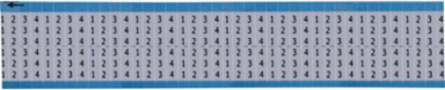 Wire Markers - Dead Soft Aluminum Foil, Legend 1 to 4