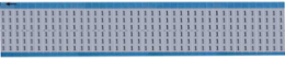 Solid Numbers Scored Wire Marker Card, 1, Aluminum Foil