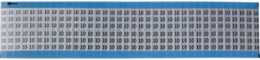 Solid Numbers Scored Wire Marker Card, 10, Aluminum Foil
