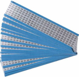 Wire Markers - Dead Soft Aluminum Foil, Legend 100 to 124