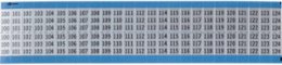 Wire Markers - Dead Soft Aluminum Foil, Legend 100 to 124