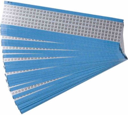 Wire Markers - Dead Soft Aluminum Foil, Legend 12