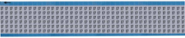 Solid Numbers Scored Wire Marker Card, 17, Aluminum Foil