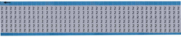 Solid Numbers Scored Wire Marker Card, 2, Aluminum Foil