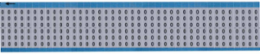 Solid Numbers Scored Wire Marker Card, 20, Aluminum Foil