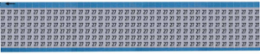 Solid Numbers Scored Wire Marker Card, 27, Aluminum Foil