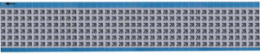 Solid Numbers Scored Wire Marker Card, 28, Aluminum Foil