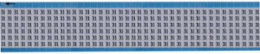 Solid Numbers Scored Wire Marker Card, 31, Aluminum Foil