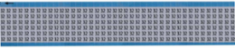 Solid Numbers Scored Wire Marker Card, 32, Aluminum Foil