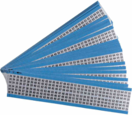 Wire Markers - Dead Soft Aluminum Foil, Legend 34 to 66