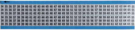 Wire Markers - Dead Soft Aluminum Foil, 34 to 66, Aluminum Foil