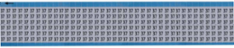 Solid Numbers Scored Wire Marker Card, 37, Aluminum Foil