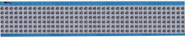 Solid Numbers Scored Wire Marker Card, 40, Aluminum Foil