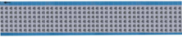 Solid Numbers Scored Wire Marker Card, 41, Aluminum Foil