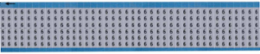 Solid Numbers Scored Wire Marker Card, 6, Aluminum Foil