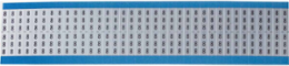 Solid Numbers Scored Wire Marker Card, 8, Aluminum Foil