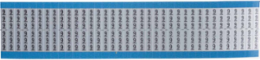 Solid Numbers Scored Wire Marker Card, 9, Aluminum Foil